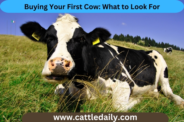 Buying Your First Cow for farming cattle daily 