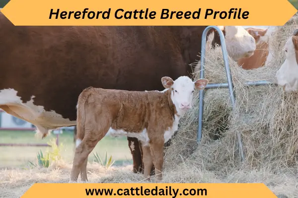 Hereford Cattle calf
