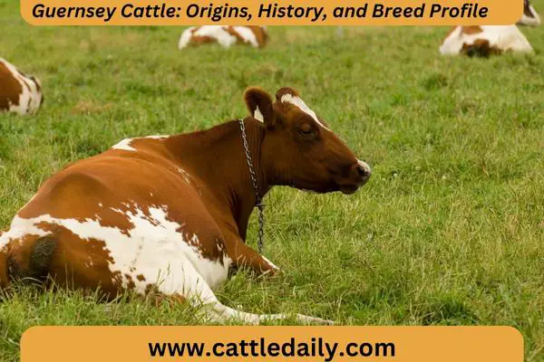 dairy Guernsey cow