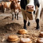 Cattle's having bakery items for eating