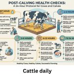 Post-Calving Health Checks: A 24-Hour Protocol for Cows and Calves
