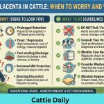 Retained Placenta in Cattle: When to Worry and What to Do