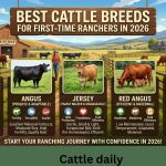 Best Cattle Breeds for First-Time Ranchers in 2026